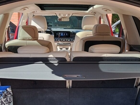 2019 Mercedes-Benz GLS 450 II (X167), красный, 8000000 рублей - вид 8