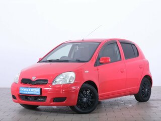 2002 Toyota Vitz I (P10), красный, 479000 рублей, вид 3