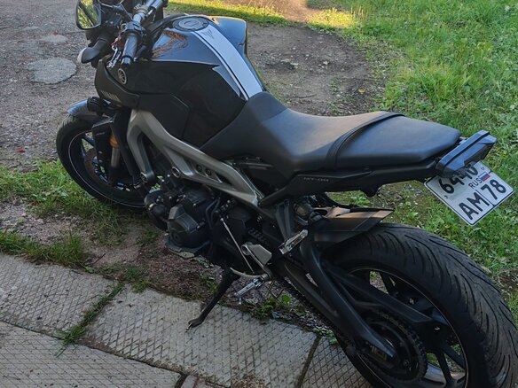 2013 Yamaha MT-09 (FZ-09), фиолетовый, 790000 рублей - вид 5