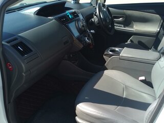 2013 Toyota Prius Alpha I (ZVW40/41), белый, 1225000 рублей, вид 5