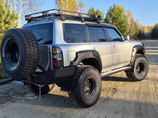 2007 Nissan Patrol V (Y61) Рестайлинг, серебристый, 3620000 рублей, вид 3