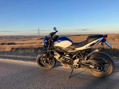2017 Suzuki SV 650, синий, 550000 рублей, вид 1