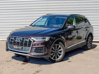 2021 Audi Q7 45 TDI II (4M) Рестайлинг, коричневый, 6900000 рублей, вид 1