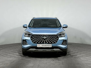 2023 Chery Tiggo 4 Pro I Рестайлинг, синий, 1525000 рублей, вид 2