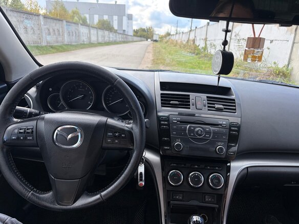 2011 Mazda 6 II (GH) Рестайлинг, синий, 790000 рублей - вид 13