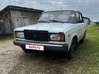 1997 Lada (ВАЗ) 2107, белый, 130000 рублей, вид 1