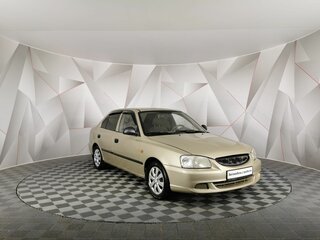 2005 Hyundai Accent ТагАЗ II, бежевый, 255000 рублей, вид 3