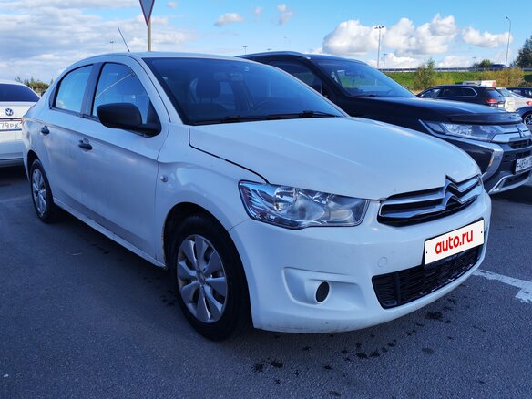 2013 Citroen C-Elysee I, белый