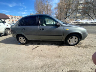 2008 Lada (ВАЗ) Kalina I, зелёный, 170000 рублей, вид 3