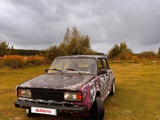 2004 Lada (ВАЗ) 2107, чёрный, 139000 рублей, вид 1