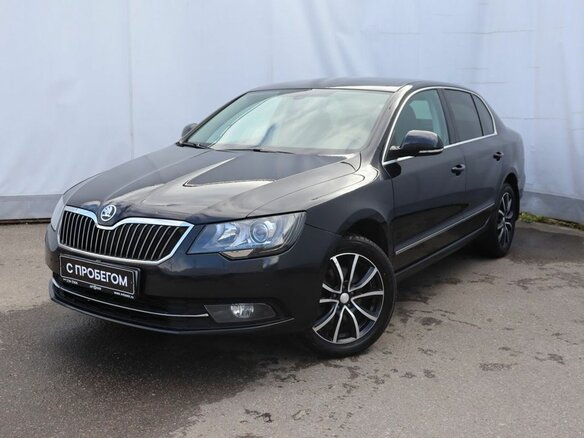 2013 Skoda Superb DSG II Рестайлинг, чёрный, 959000 рублей