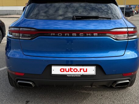 2020 Porsche Macan I Рестайлинг, синий, 4700000 рублей, вид 4