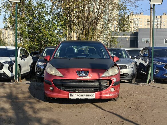 2008 Peugeot 207 I, красный, 229000 рублей - вид 2