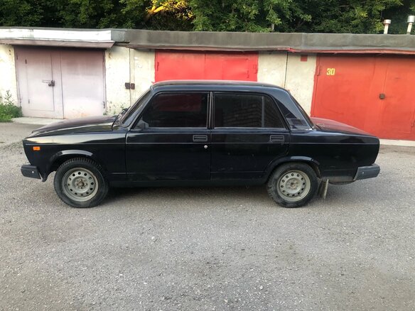 2010 Lada (ВАЗ) 2107, чёрный, 130000 рублей - вид 5
