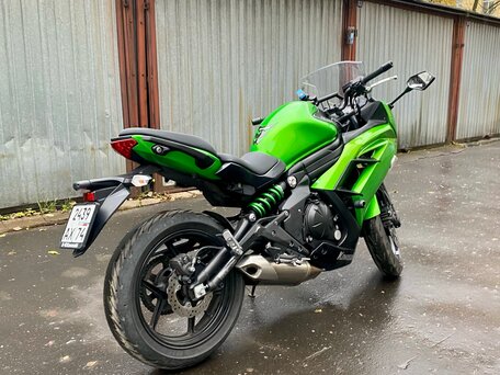 2013 Kawasaki ER-6F (Ninja 650R), зелёный, 530000 рублей, вид 2