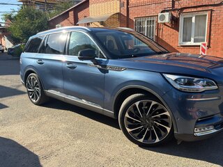 2019 Lincoln Aviator II, синий, 3350000 рублей, вид 1