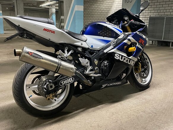 2004 Suzuki GSX-R 1000, синий, 449000 рублей - вид 1