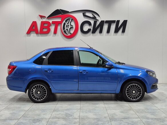 2019 Lada (ВАЗ) Granta I Рестайлинг, синий, 650000 рублей - вид 8