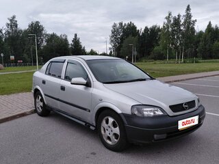 2001 Opel Astra G, серебристый, 190000 рублей, вид 2