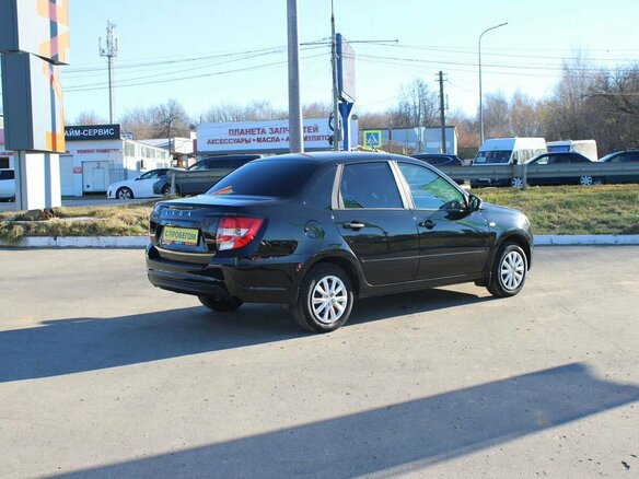 2018 Lada (ВАЗ) Granta I Рестайлинг, чёрный, 609000 рублей - вид 4