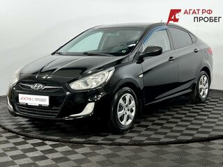 2012 Hyundai Solaris I, чёрный, 700000 рублей, вид 1