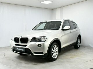 2013 BMW X3 20i xDrive II (F25), серебристый, 1580000 рублей, вид 1