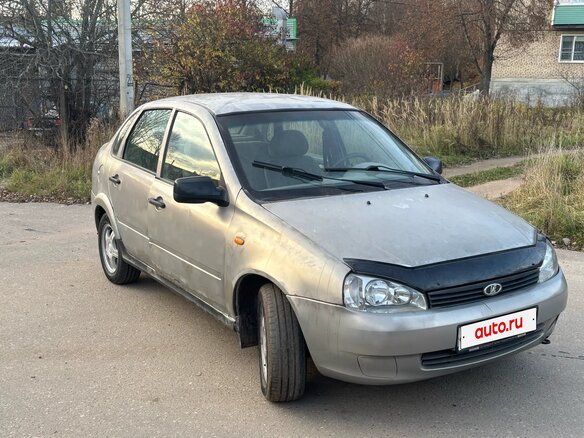 2007 Lada (ВАЗ) Kalina I, серый, 85000 рублей - вид 3
