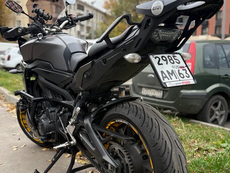 2015 Yamaha MT-09 Tracer (FJ-09), серый, 650000 рублей, вид 2
