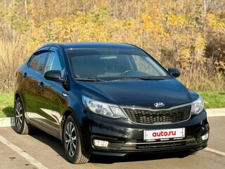 2017 Kia Rio III Рестайлинг, чёрный, 1180000 рублей, вид 4