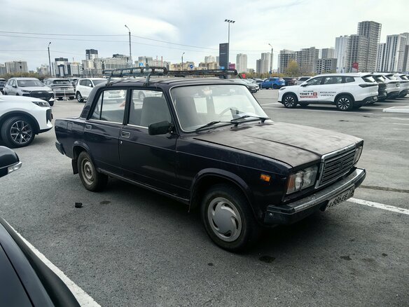 2003 Lada (ВАЗ) 2107, фиолетовый, 120000 рублей - вид 3