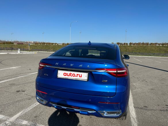 2021 Haval F7x I, синий - вид 17