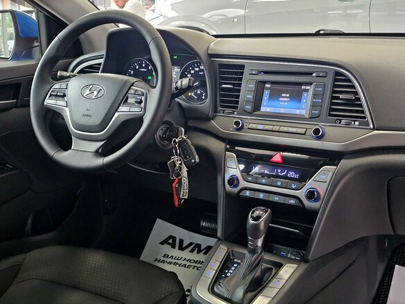 2017 Hyundai Elantra VI (AD), синий, 1699000 рублей - вид 19