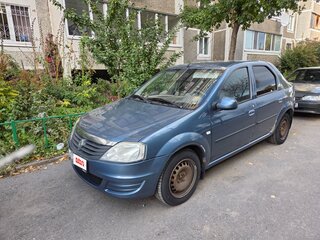 2013 Renault Logan I Рестайлинг, синий, 265000 рублей, вид 3