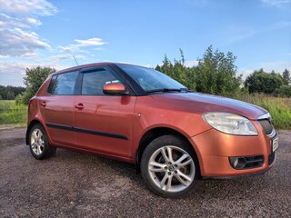 2009 Skoda Fabia II, оранжевый, 550000 рублей, вид 2