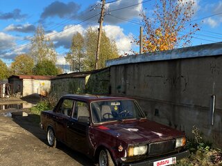 2006 Lada (ВАЗ) 2107, пурпурный, 75000 рублей, вид 4