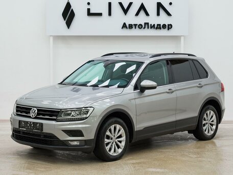 2019 Volkswagen Tiguan II, серебристый, 1875000 рублей, вид 3