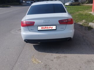 2013 Audi A6 IV (C7), белый, 700000 рублей, вид 4