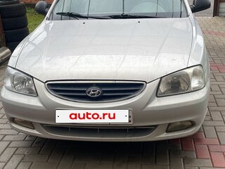 2008 Hyundai Accent ТагАЗ II, серебристый, 450000 рублей, вид 4