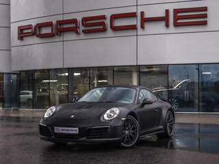 2016 Porsche 911 Carrera 4 VII (991) Рестайлинг, чёрный, 6920100 рублей, вид 1