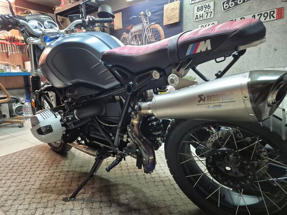 2019 BMW R Nine T Scrambler, серый, 1750000 рублей - вид 4
