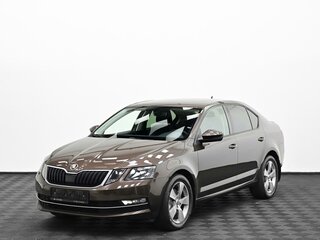 2017 Skoda Octavia III (A7) Рестайлинг, коричневый, 1765000 рублей, вид 3