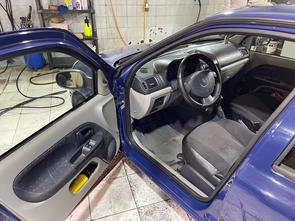 2002 Renault Clio II Рестайлинг, синий, 385000 рублей - вид 4