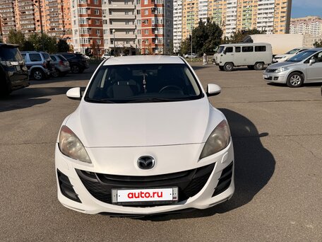 2011 Mazda 3 II (BL) Рестайлинг, белый, вид 1
