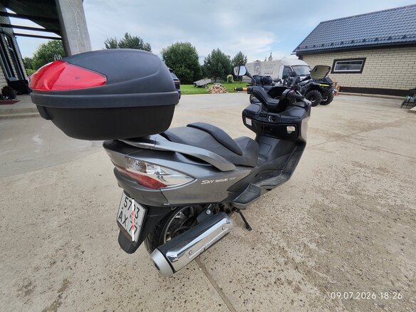 2008 Suzuki Burgman (SkyWave) 400, серый, 270000 рублей - вид 7