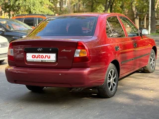 2005 Hyundai Accent ТагАЗ II, красный, 325000 рублей, вид 4