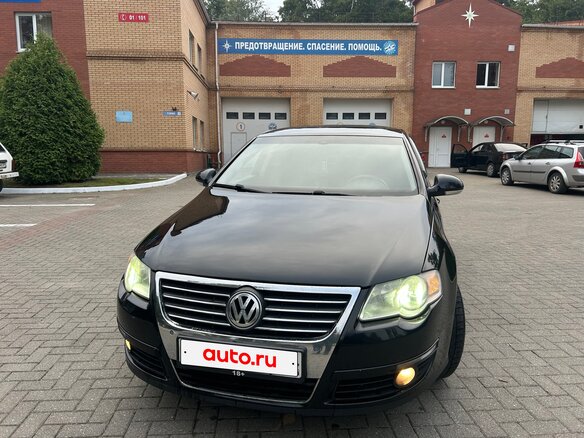 2007 Volkswagen Passat B6, чёрный, 650000 рублей