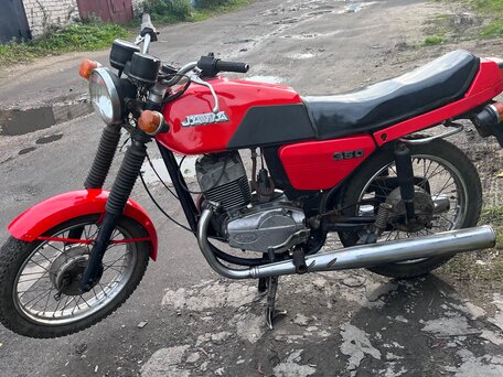 1988 Jawa 350/638, пурпурный, 104999 рублей, вид 2