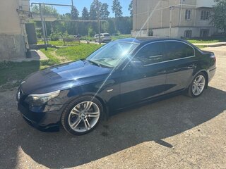 2008 BMW 5 серии 530i V (E60/E61) Рестайлинг, синий, 1500000 рублей, вид 1