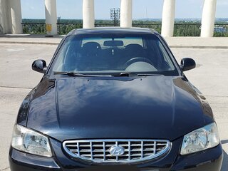2007 Hyundai Accent ТагАЗ II, чёрный, 440000 рублей, вид 1