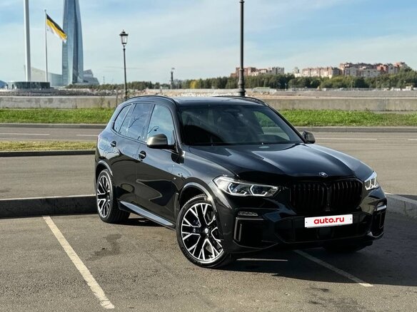 2018 BMW X5 M50d IV (G05/G18), чёрный, 5590000 рублей